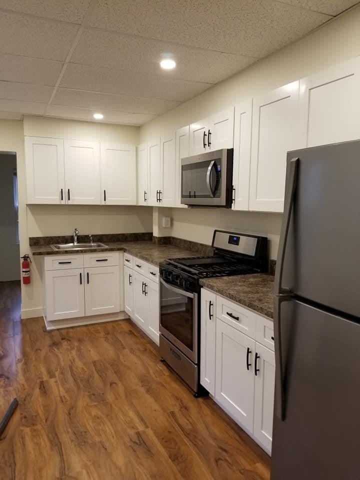 Remodeled kitchen